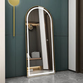 ARCH MIRROR Gold Frame LED Mirror 180 X 70